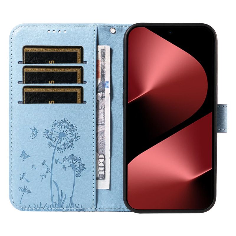 Kotelot Huawei Pura 80 Pro Voikukkakuvio Ja Hihna