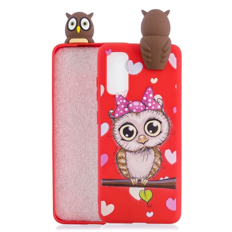 Kuori Samsung Galaxy A41 Neiti Pöllö 3D