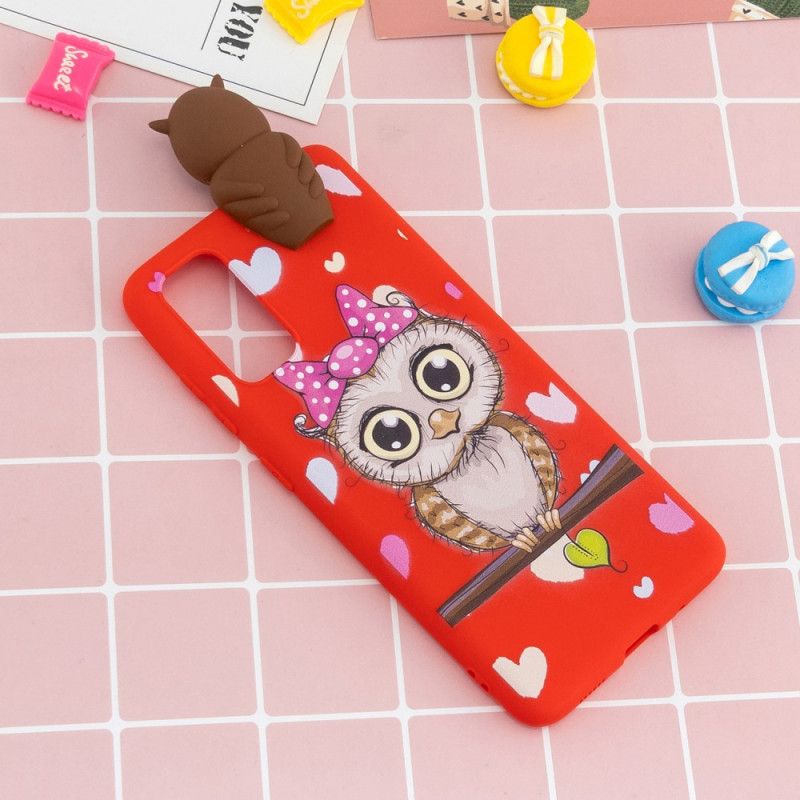 Kuori Samsung Galaxy A41 Neiti Pöllö 3D