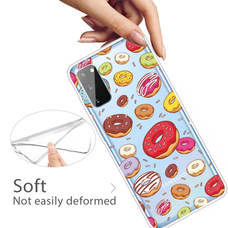Kuori Samsung Galaxy A41 Rakkaus Munkkeja
