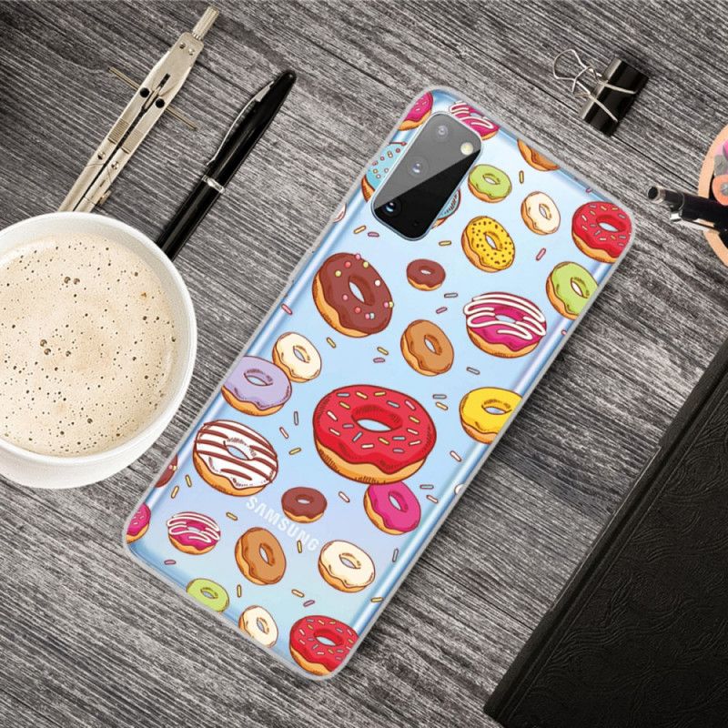 Kuori Samsung Galaxy A41 Rakkaus Munkkeja
