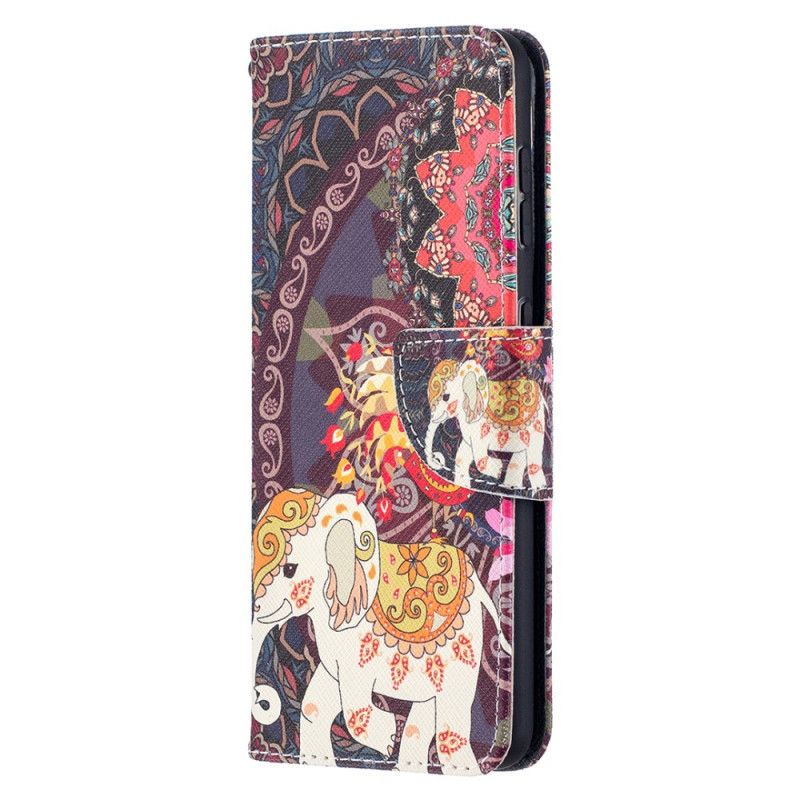 Kotelot Samsung Galaxy S21 5G Etninen Norsu Mandala Suojakuori