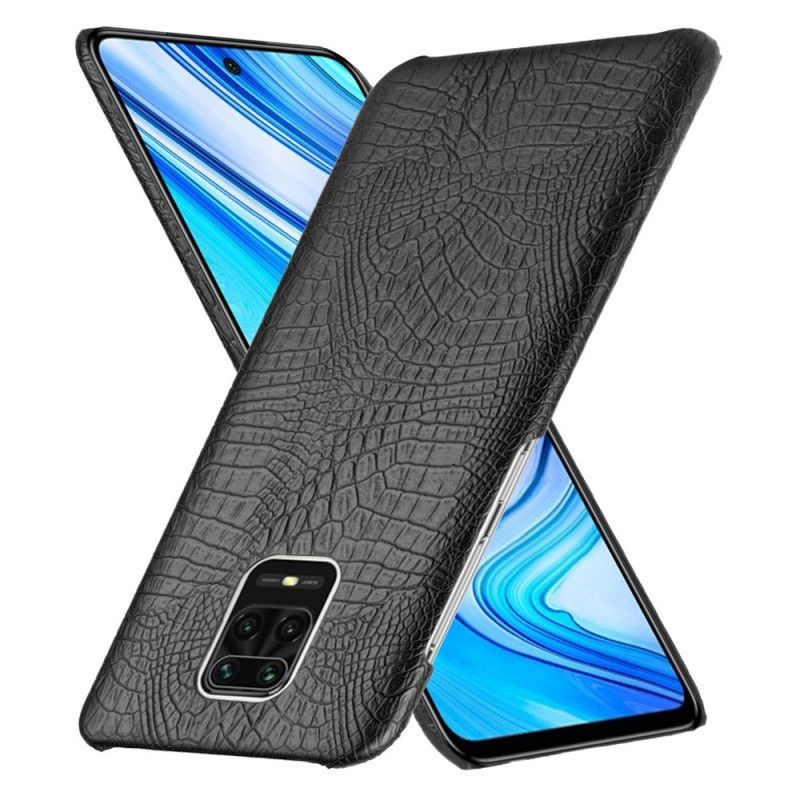 Case Kuoret Xiaomi Redmi Note 9S / Note 9 Pro Valkoinen Musta Puhelinkuoret Krokotiilin Ihon Tyyli
