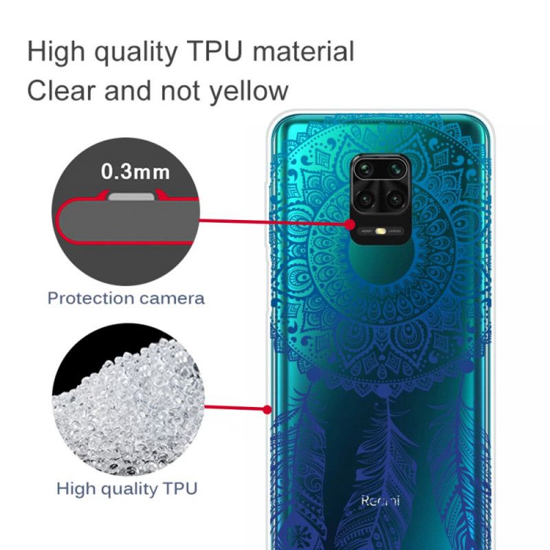 Kuori Xiaomi Redmi Note 9S / Note 9 Pro Ainutlaatuinen Kukka Mandala
