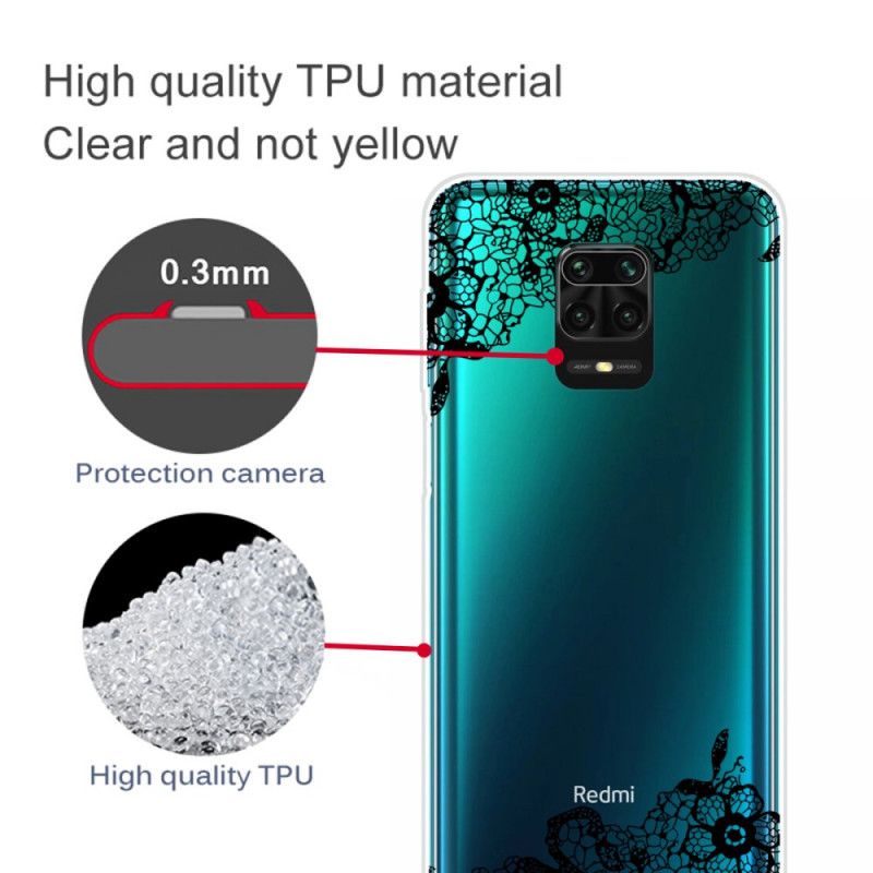 Kuori Xiaomi Redmi Note 9S / Note 9 Pro Hieno Pitsi Suojakuori