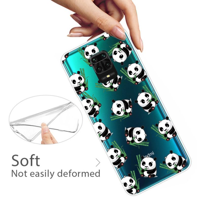 Kuori Xiaomi Redmi Note 9S / Note 9 Pro Pienet Pandat Suojakuori