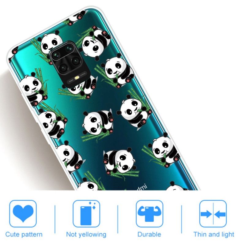 Kuori Xiaomi Redmi Note 9S / Note 9 Pro Pienet Pandat Suojakuori