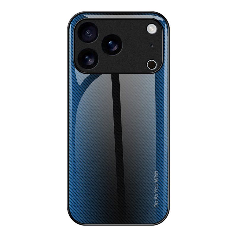 Case iPhone 17 Pro Puhelinkuoret Hiilikuitukarkaistu Lasi