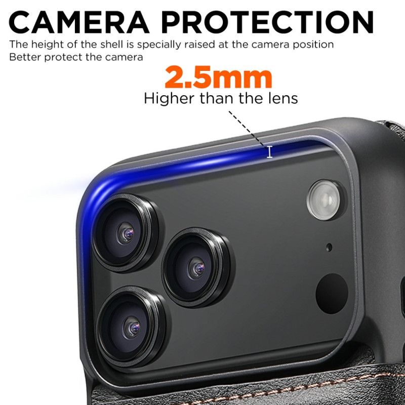 Kotelot iPhone 17 Pro Magneettinen Ja Retrohenkinen Irrotettava Kotelo