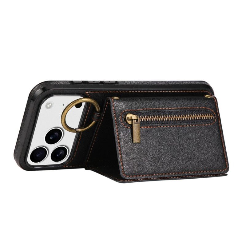 Kuori iPhone 17 Pro Lompakko Olkahihnalla Suojakuori