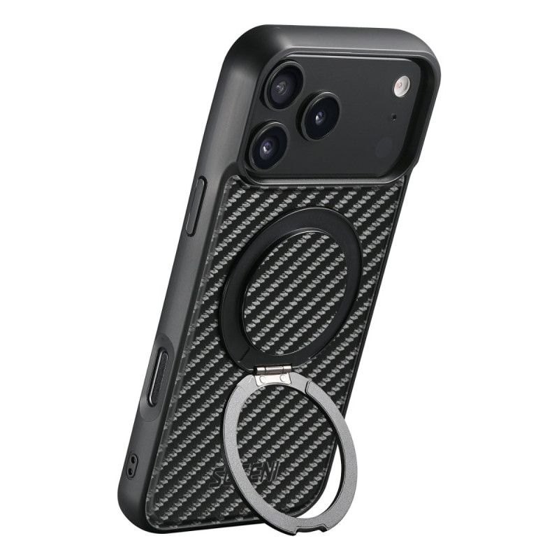 Kuori iPhone 17 Pro Magsafe Pyörivä Kiinnike Ja Hiilikuitu