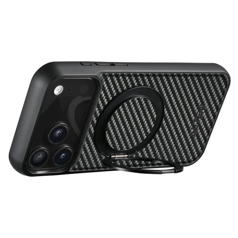 Kuori iPhone 17 Pro Magsafe Pyörivä Kiinnike Ja Hiilikuitu