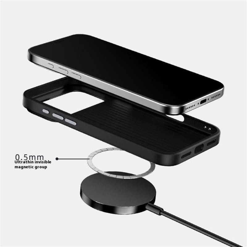Kuori iPhone 17 Pro Magsafe-yhteensopiva Krokotiiliefekti Abeel
