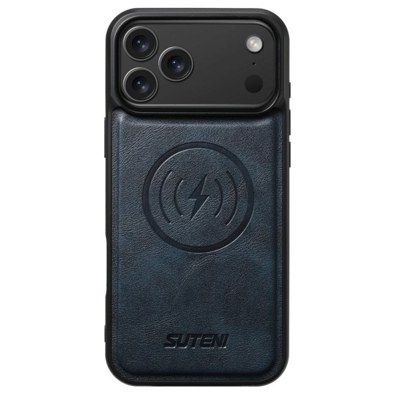 Kuori iPhone 17 Pro Magsafe-yhteensopiva Vintage-nahkaefekti