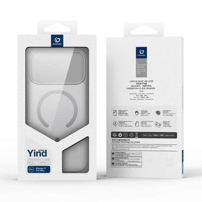 Kuori iPhone 17 Pro Magsafe Yind -sarjan Dux Ducis