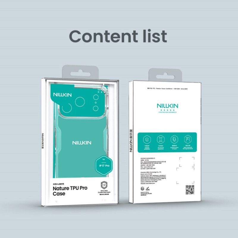 Kuori iPhone 17 Pro Nature Pro -sarjan Nillkin