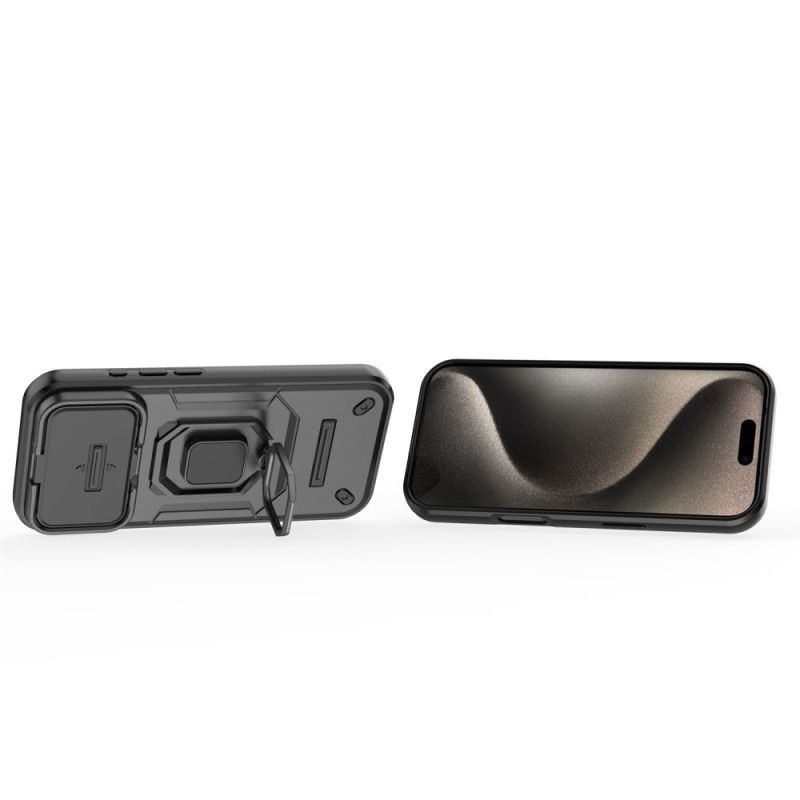 Kuori iPhone 17 Pro Sormuskotelo Linssinsuojalla Suojakuori