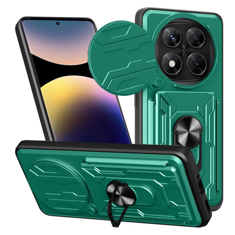 Case Xiaomi Redmi Note 14 Pro 4g Puhelinkuoret Erittäin Kestävä Jalustalla Ja Linssinsuojalla