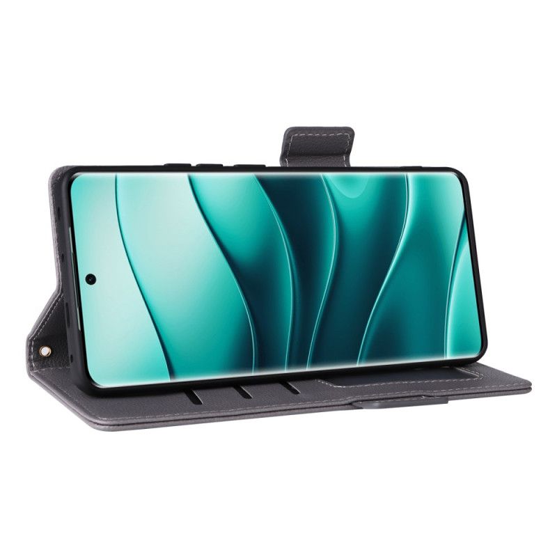 Kotelot Xiaomi Redmi Note 14 Pro 4g Litsikuvioinen Tekonahkahihna