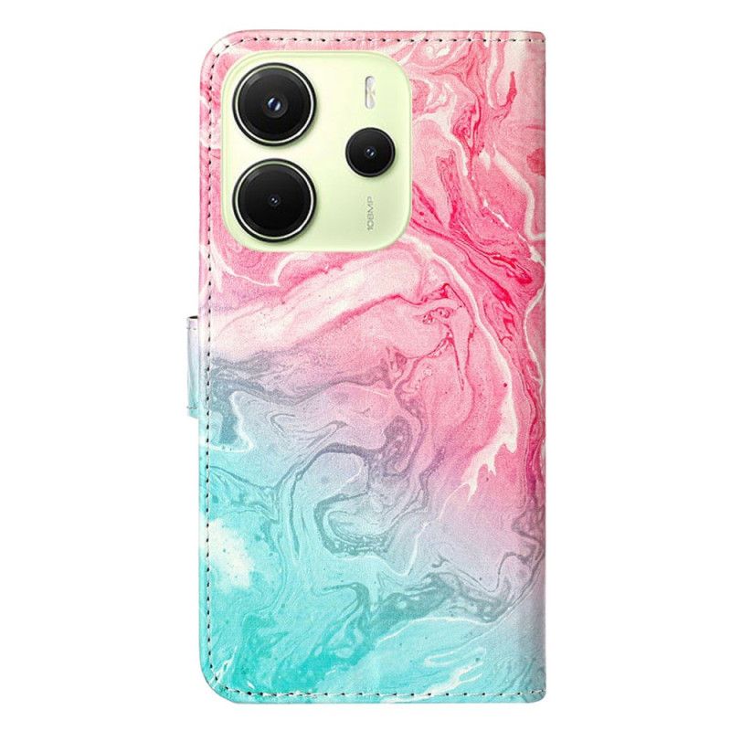 Kotelot Xiaomi Redmi Note 14 Pro 4g Vaaleanpunainen Ja Vihreä Marmori