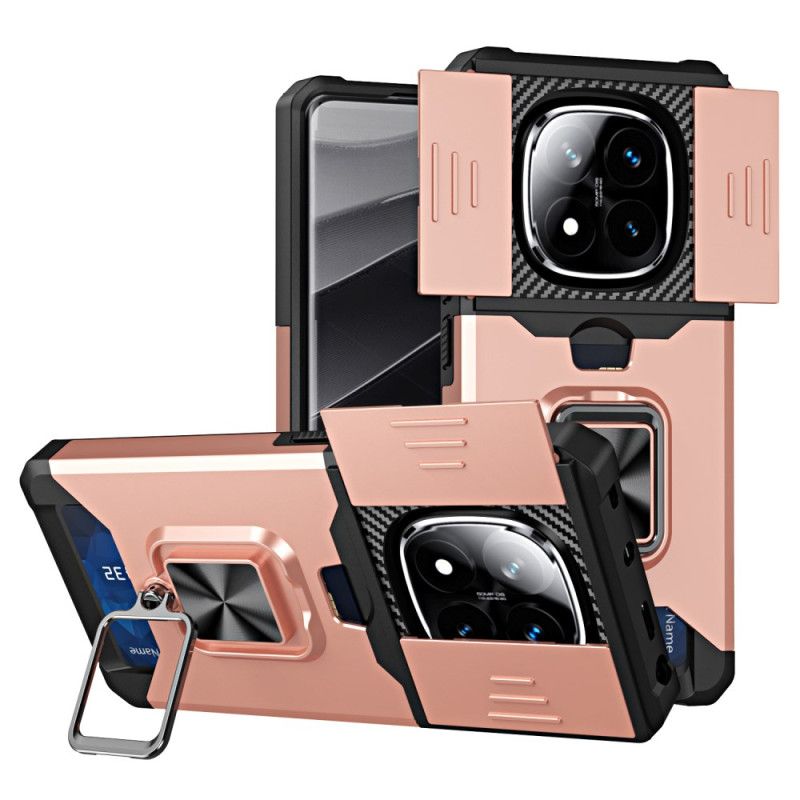 Kuori Xiaomi Redmi Note 14 Pro 4g Linssinsuojus Ja Korttikotelo Suojakuori