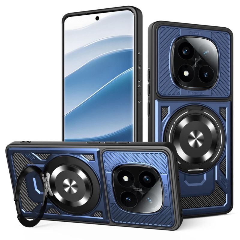 Kuori Xiaomi Redmi Note 14 Pro 4g Magneettinen Kääntyvä Jalusta