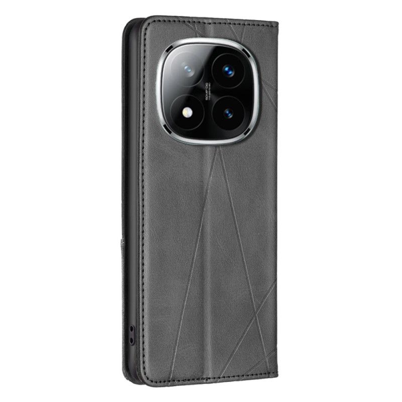 Nahkakotelo Xiaomi Redmi Note 14 Pro 4g Geometrinen