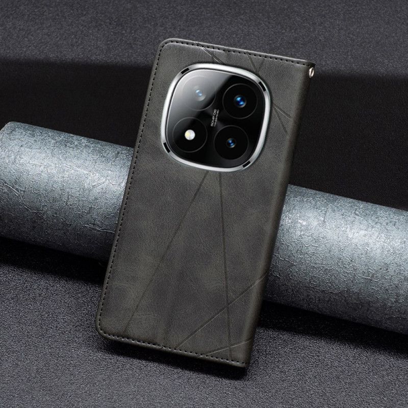 Nahkakotelo Xiaomi Redmi Note 14 Pro 4g Geometrinen