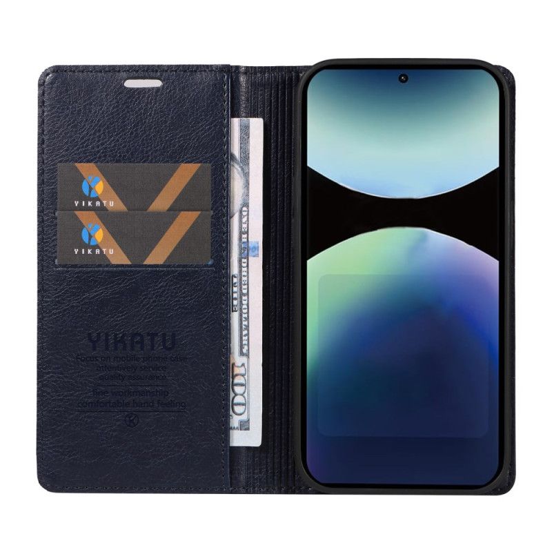 Nahkakotelo Xiaomi Redmi Note 14 Pro 4g Vintage Yikatu