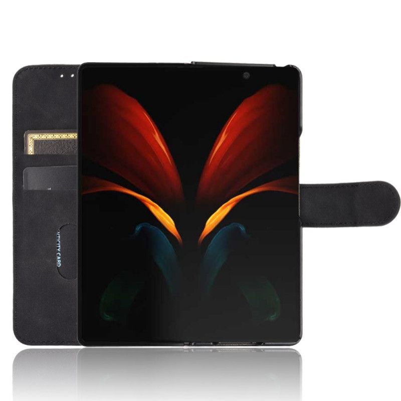Kuoret Samsung Galaxy Z Fold 2 Magenta Musta Ihon Kosketus