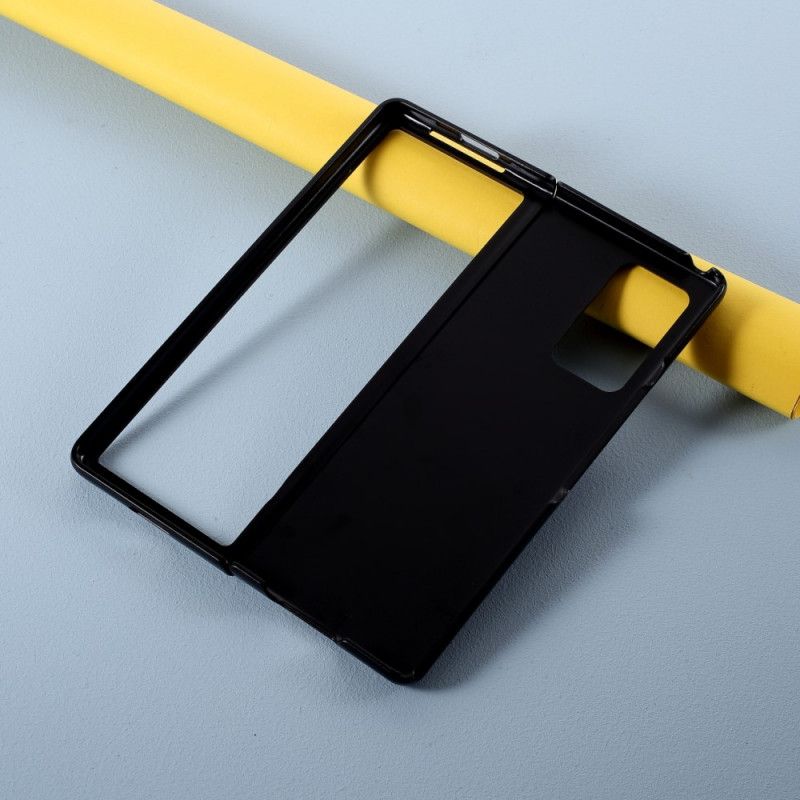 Kuori Samsung Galaxy Z Fold 2 Läpinäkyvä Musta Premium Jäykkä