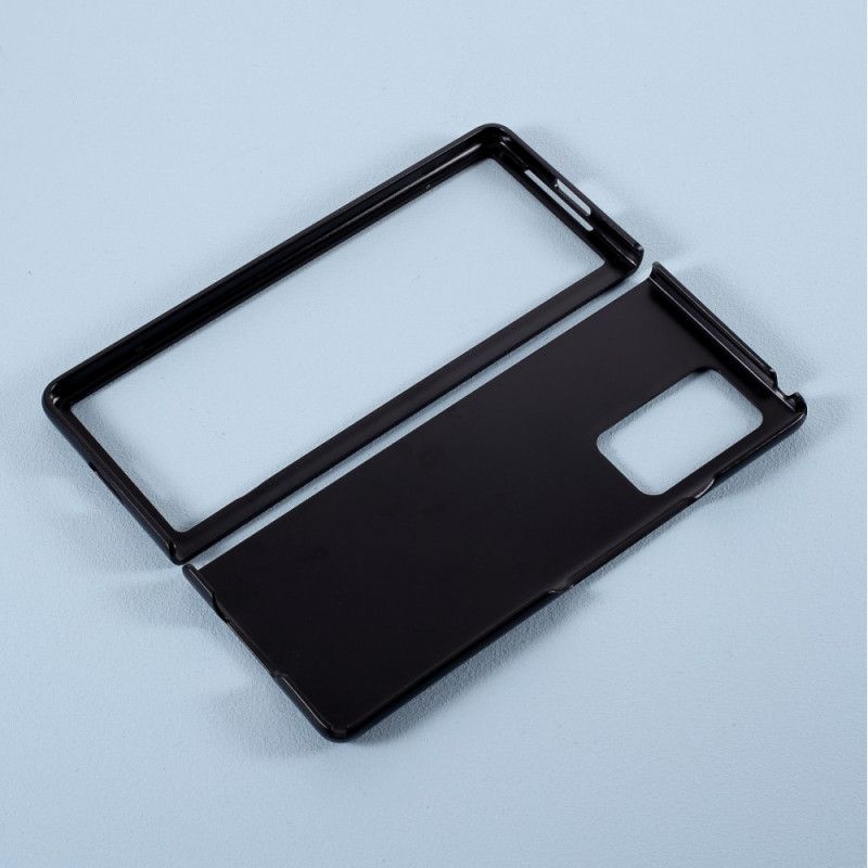 Kuori Samsung Galaxy Z Fold 2 Läpinäkyvä Musta Premium Jäykkä