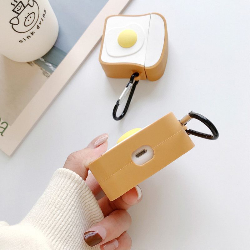Kuori AirPods Pro Paistettu Muna Karabiinilla Suojakuori