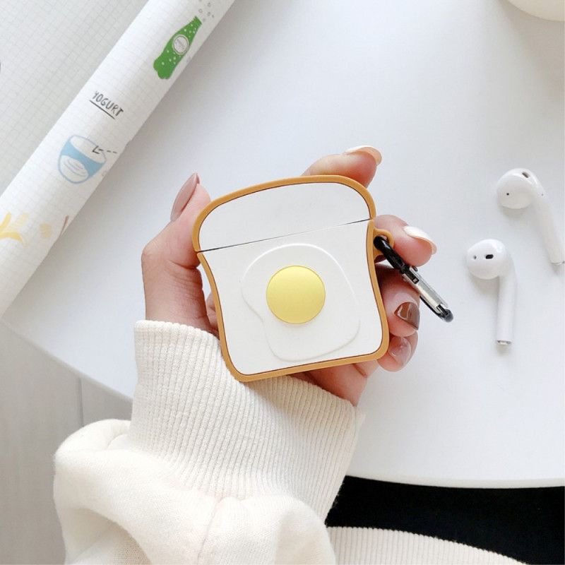 Kuori AirPods Pro Paistettu Muna Karabiinilla Suojakuori