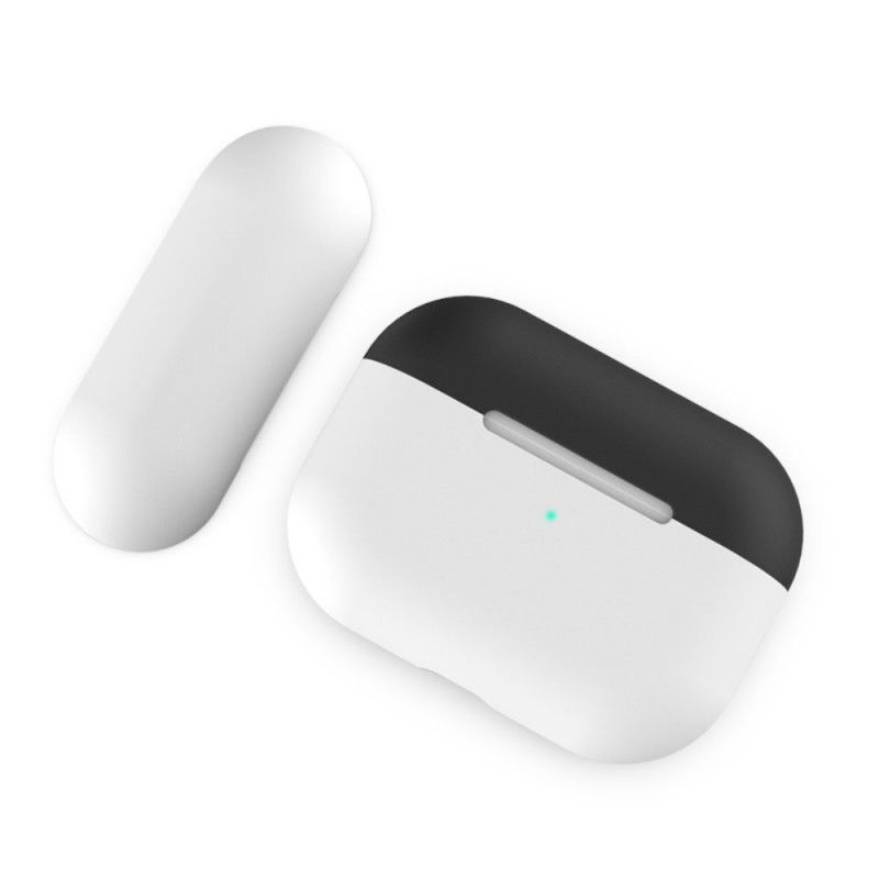 Kuori AirPods Pro Valkoinen Kaksivärinen Silikoni