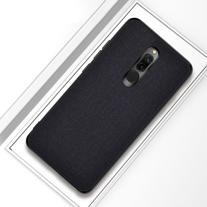 Case Kuoret Xiaomi Redmi 8 Harmaa Musta Puhelinkuoret Hybridikankaan Muotoilu