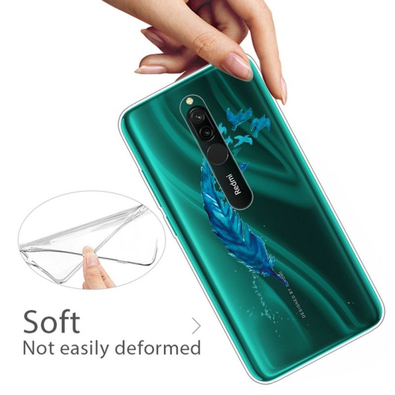 Case Kuoret Xiaomi Redmi 8 Puhelinkuoret Kaunis Sininen Sulka