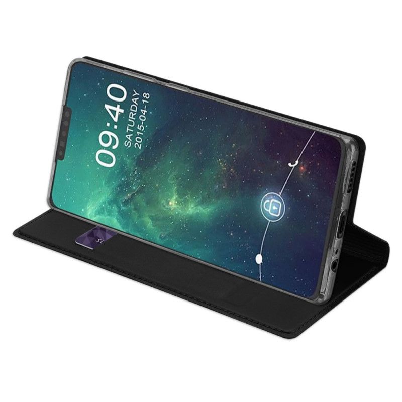 Flip Kotelot Huawei Mate 30 Tummansininen Musta Skin Pro -Sarja Dux Ducis