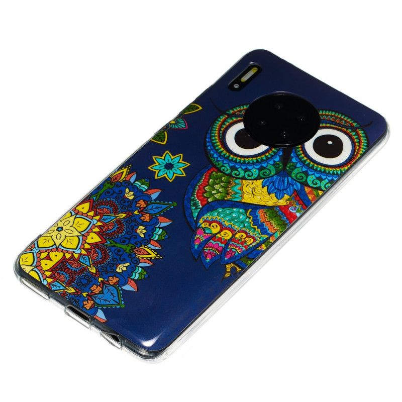 Kuori Huawei Mate 30 Fluoresoiva Mandalapöllö