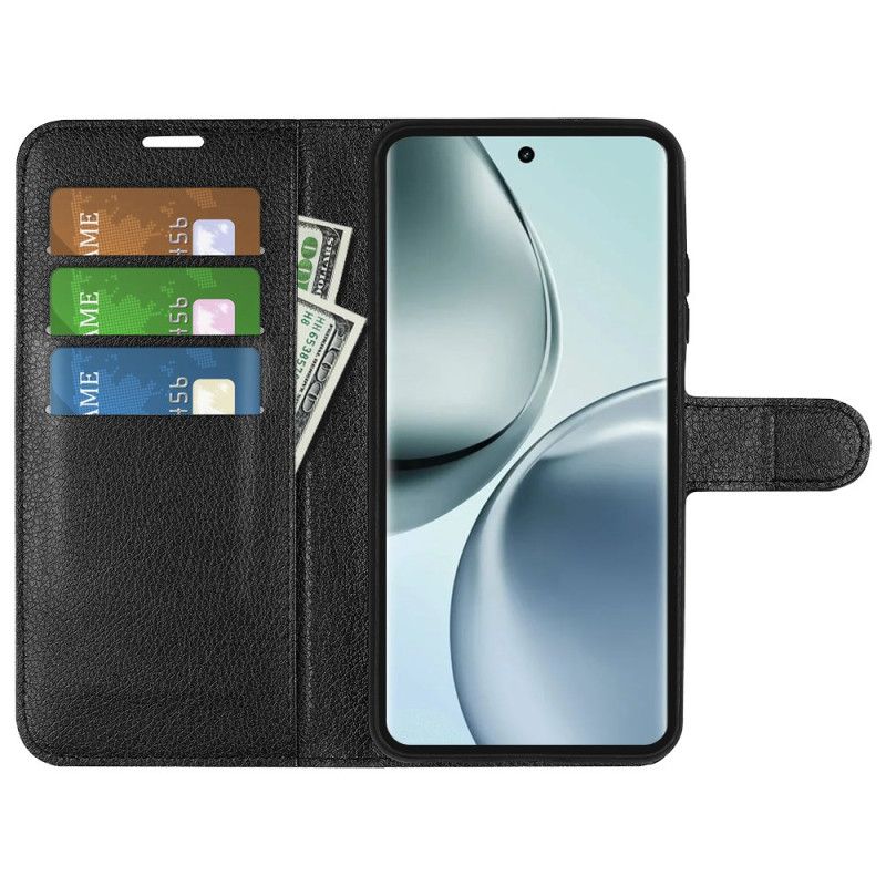 Kotelot Realme 14 Pro 5g Klassinen Litsikuvioinen Tekonahka