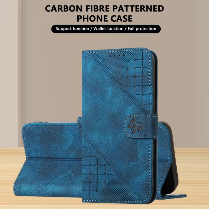 Kotelot Realme 14 Pro 5g Puhelinkuoret Geometriset Perhoset Hihnalla