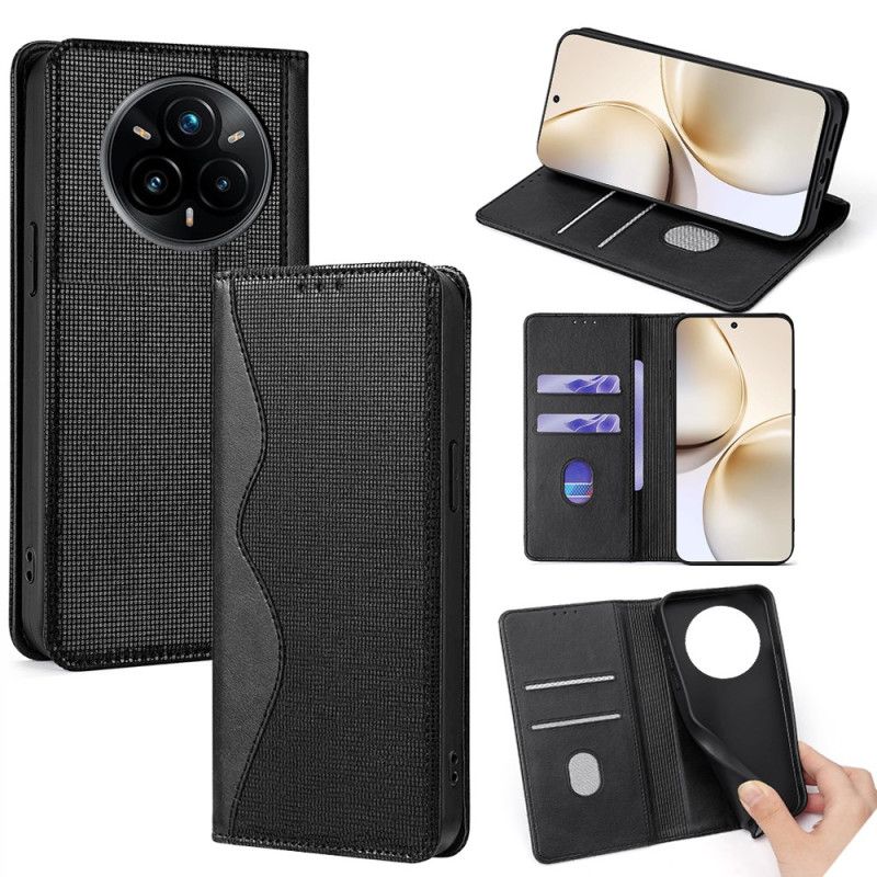 Nahkakotelo Realme 14 Pro 5g Puhelinkuoret Aaltoileva Muotoilu