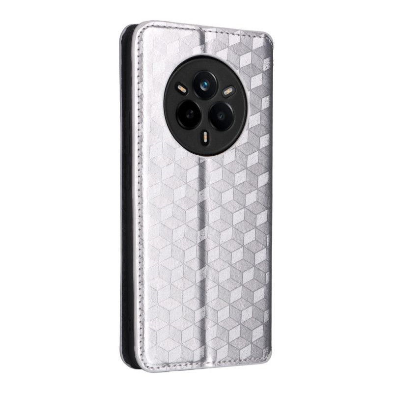 Nahkakotelo Realme 14 Pro 5g Timanttikuvio