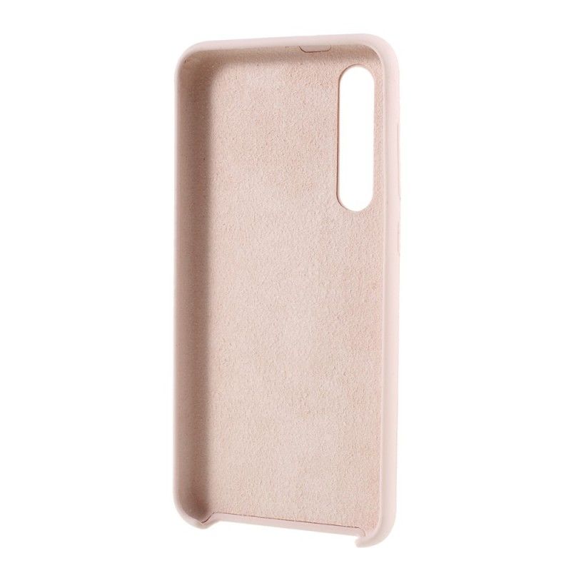 Kuori Xiaomi Mi 9 SE Punainen Musta Silkkinen Silikoni Suojakuori