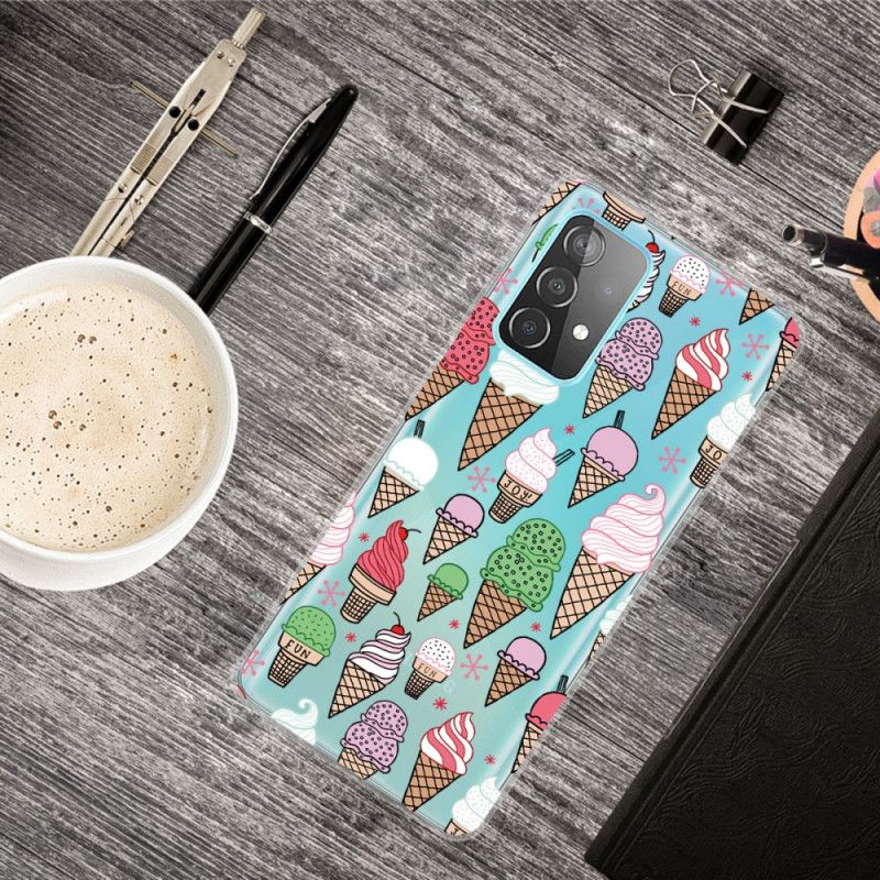 Kuori Samsung Galaxy A32 5G Kermajäätelö Suojakuori