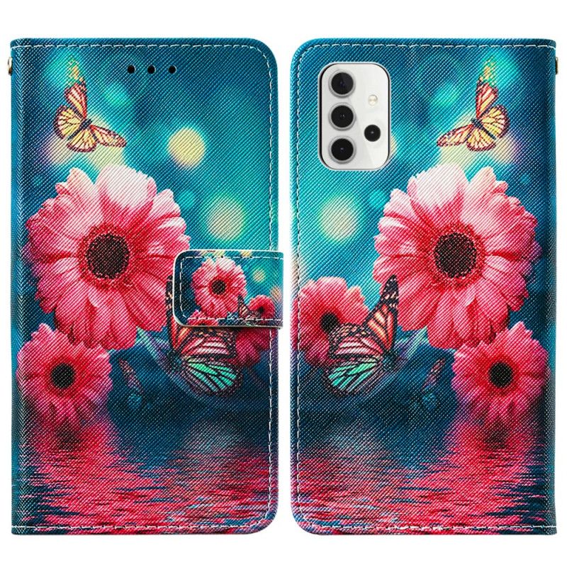 Suojakuori Samsung Galaxy A32 5G Punainen Musta Miksi Ei Perhosia?