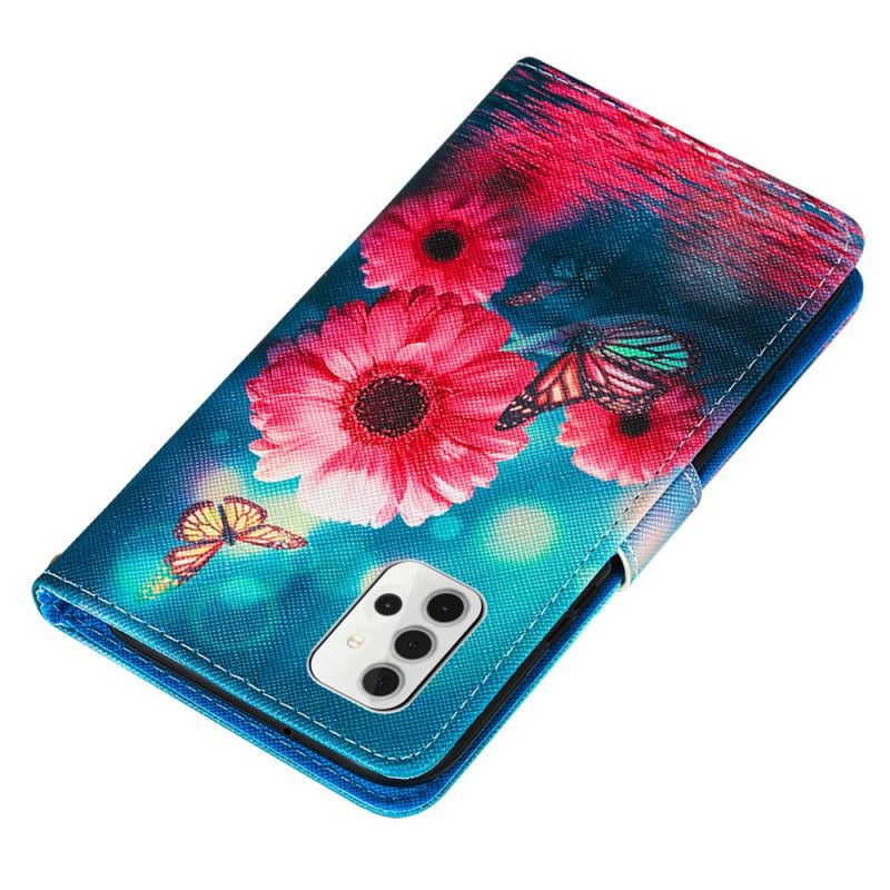 Suojakuori Samsung Galaxy A32 5G Punainen Musta Miksi Ei Perhosia?