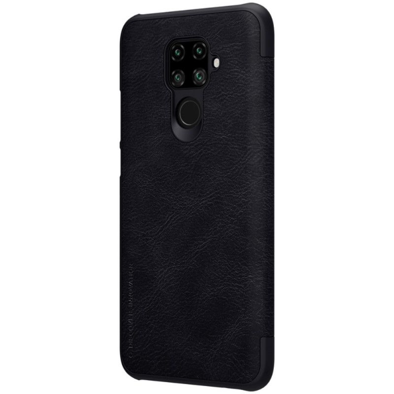Flip Kotelot Huawei Mate 30 Lite Ruskea Punainen Nillkin Qin -Sarja
