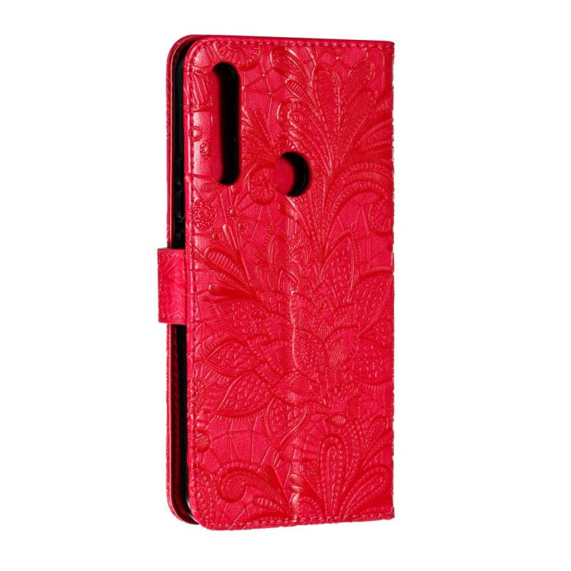 Flip Case Honor 9X Ruusukulta Heimojen Remmi-Kukat