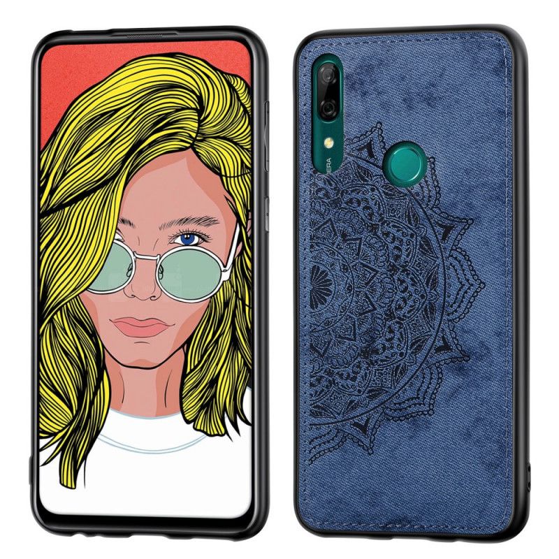 Kuori Honor 9X Tummansininen Vaaleanpunainen Kangas Ja Mandala